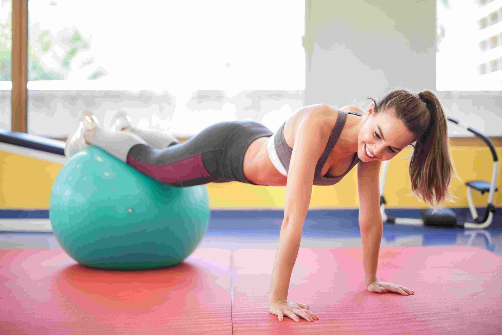 "Person following a simple weekly exercise routine at home to stay active"