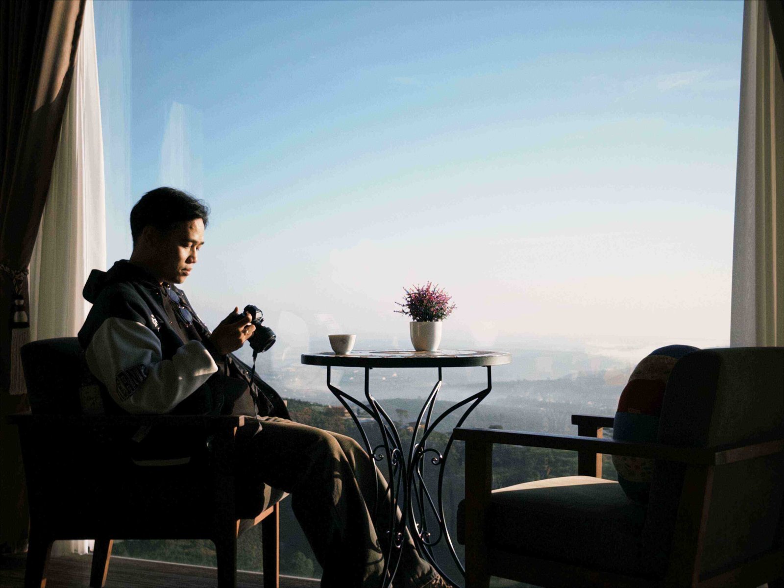 person practicing digital detox and reducing screen time